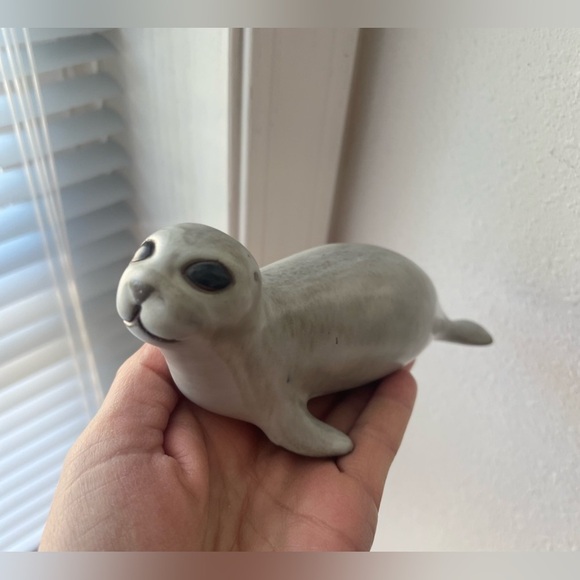 Andersen Design Studio | Pair Of 2 | Art Pottery Maine Blue Gray Seal Figurines - Picture 4 of 14